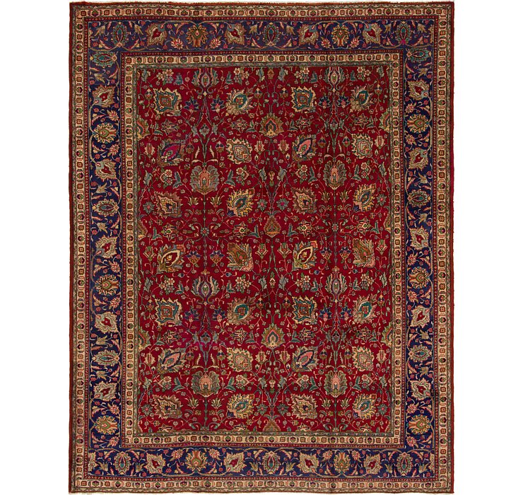 10' x 12' 10 Tabriz Persian Rug