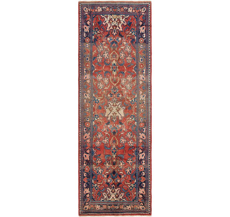 3' 5 x 10' 9 Mahal Persian Runner Rug
