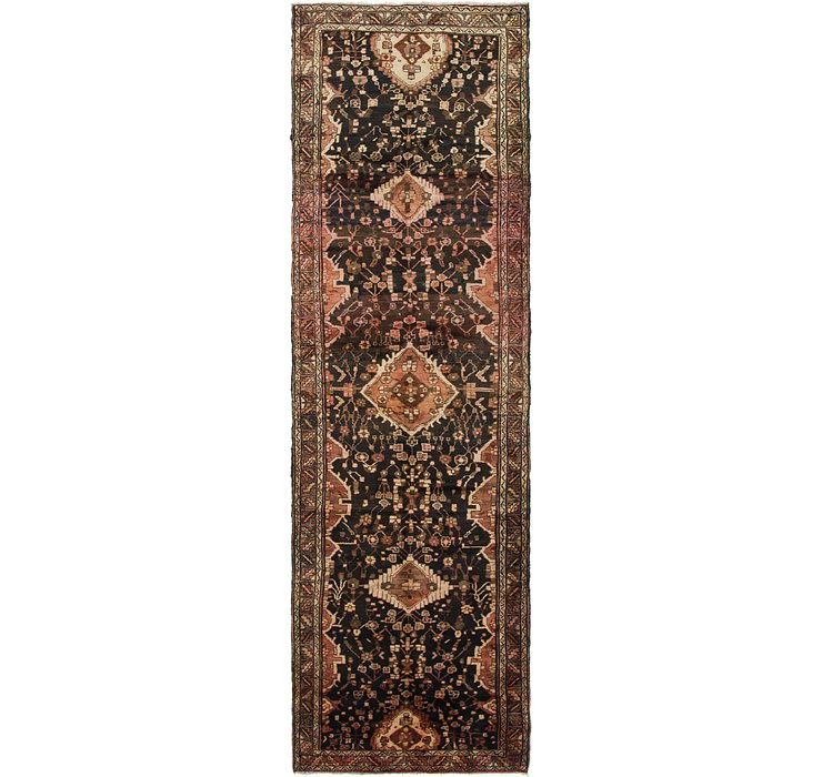 3' 9 x 13' 2 Hamedan Persian Runner ...