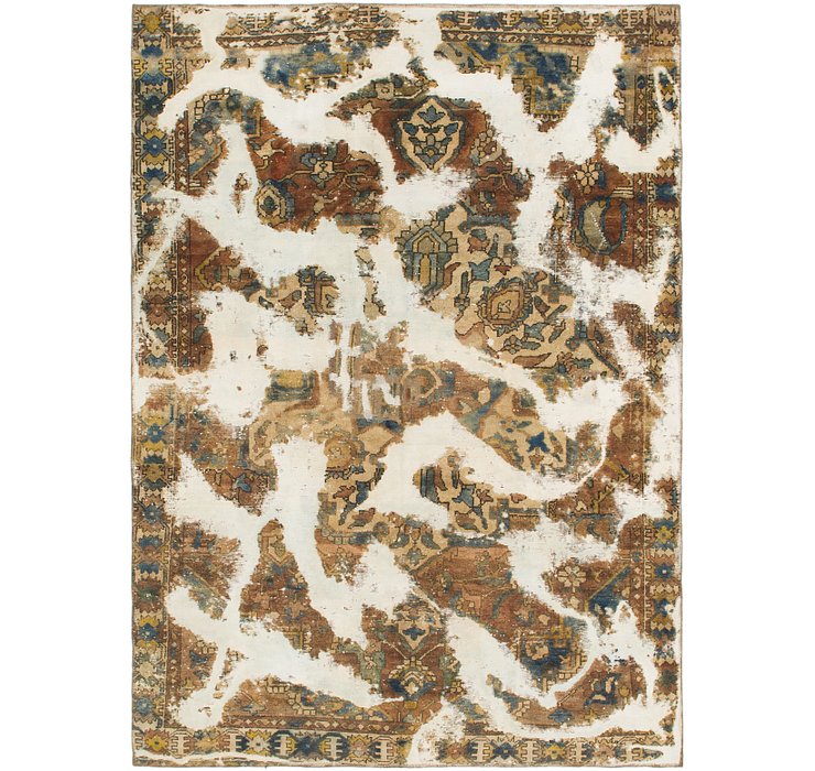 6' 6 x 9' Ultra Vintage Persian Rug