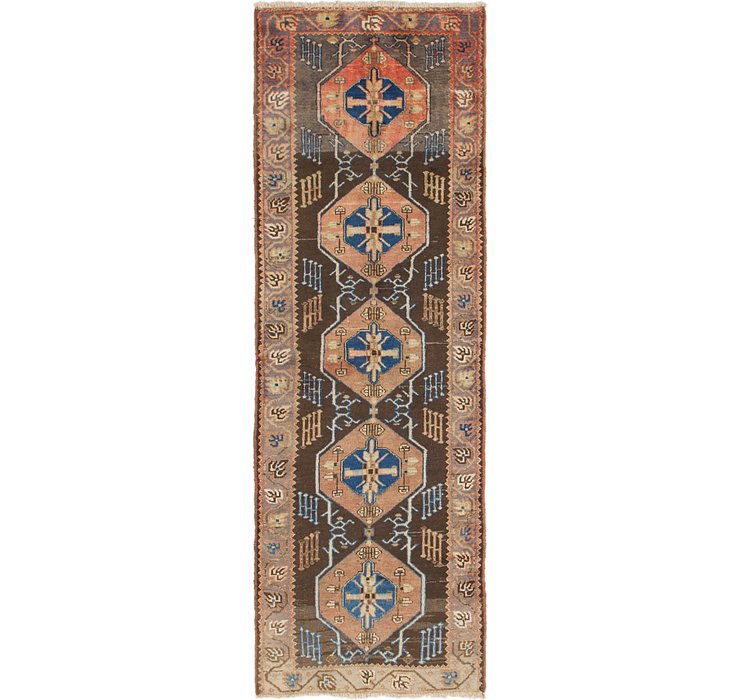 3' 4 x 10' Saveh Persian Runner Rug