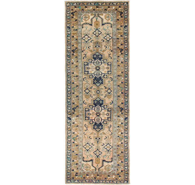 3' 5 x 9' 8 Hamedan Persian Runner ...