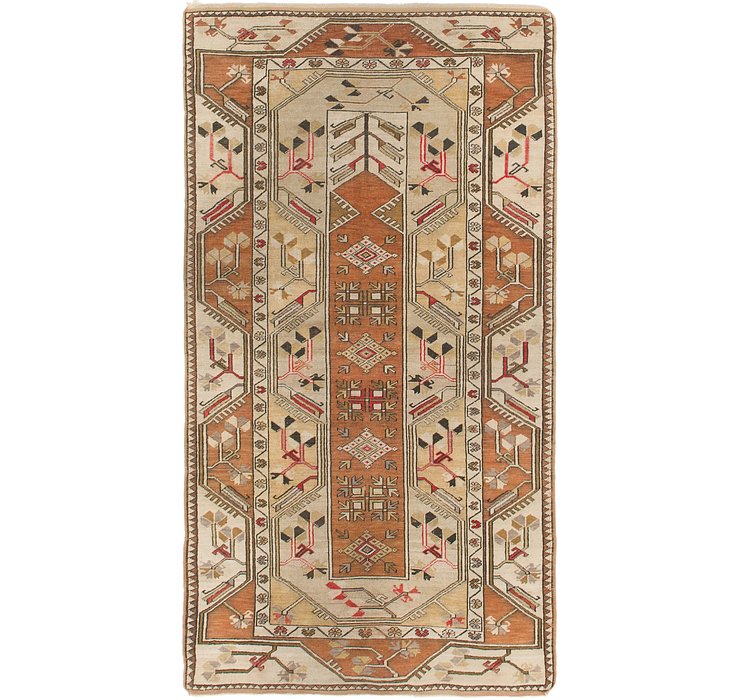 4' x 7' 6 Kars Runner Rug