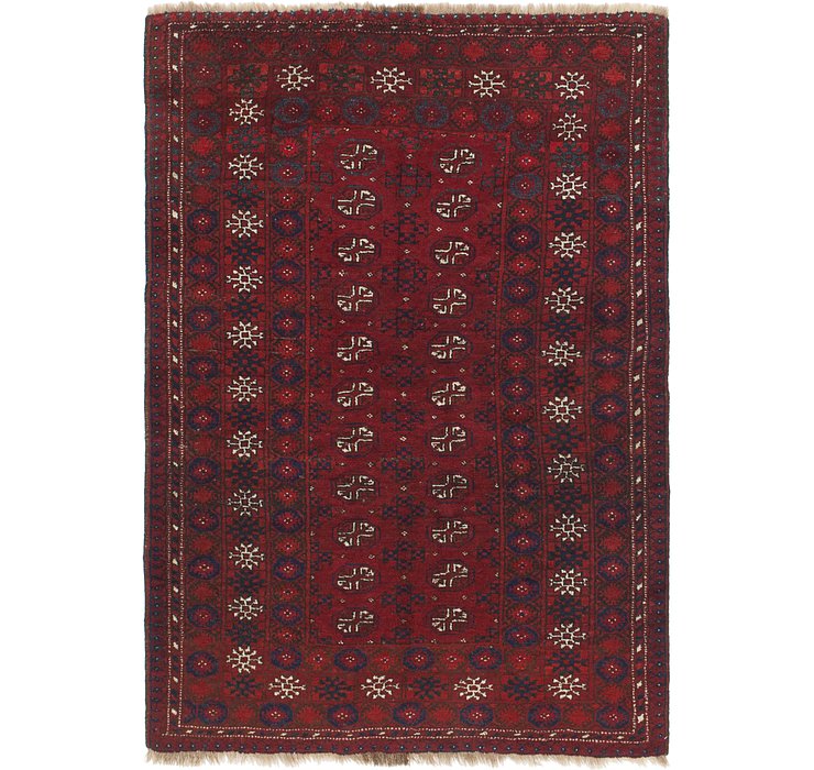 4' 3 x 6' 4 Balouch Persian Rug