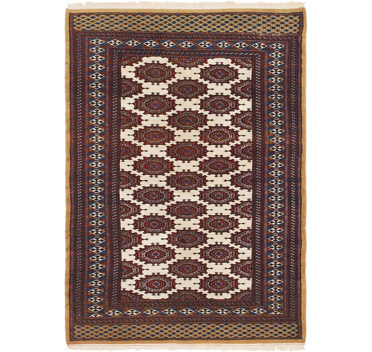 4' 2 x 6' 2 Bokhara Oriental Rug