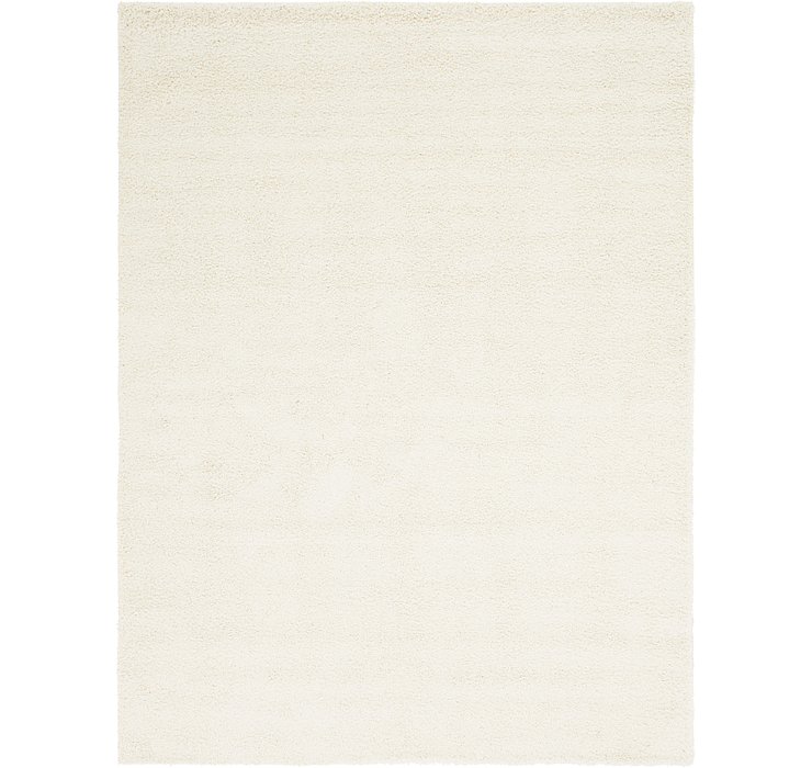 10' x 13' Solid Shag Rug
