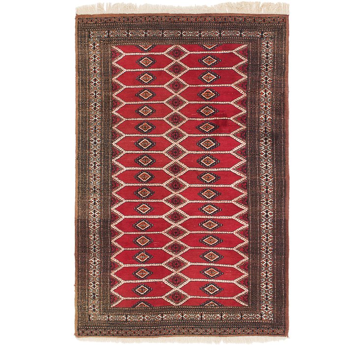 4' 2 x 6' 4 Bokhara Oriental Rug