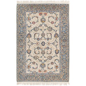 4' 4 x 6' 10 Kashan Persian Rug