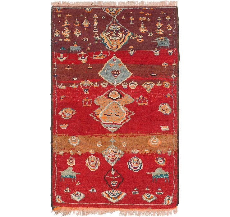 4' 3 x 7' 2 Moroccan Rug