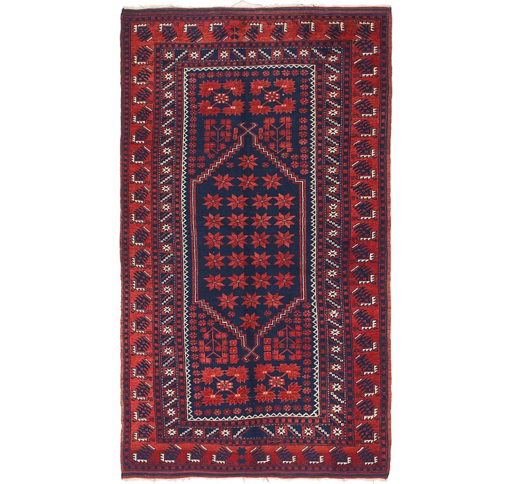 3' 9 x 6' 9 Kars Oriental Rug