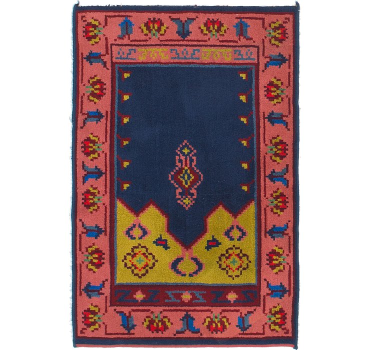 3' 3 x 5' Antique Finish Rug