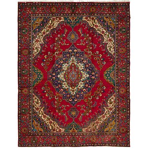 9' 9 x 12' 7 Tabriz Persian Rug