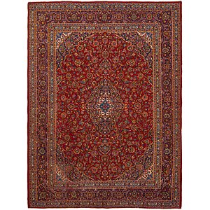 9' 8 x 13' Kashan Persian Rug