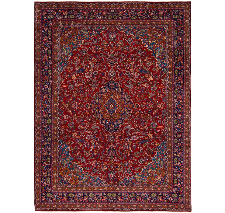9' 4 x 12' 10 Mashad Persian Rug