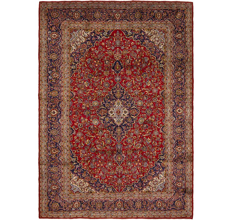 HandKnotted 10' x 14' Kashan Persian Rug