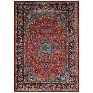 9' 6 x 13' 7 Isfahan Persian Rug