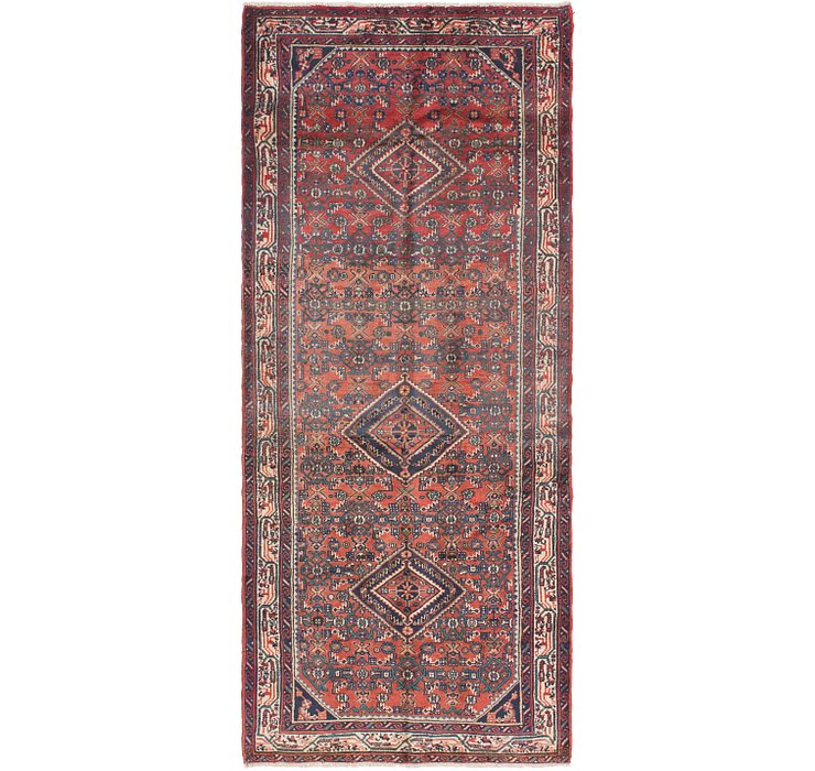 3' 7 x 8' 3 Hossainabad Persian Run...