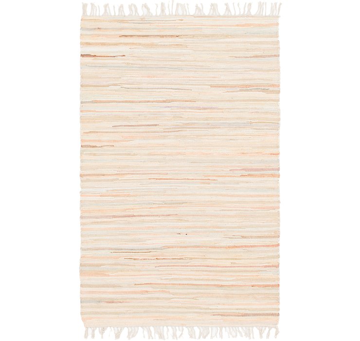 3' 5 x 5' 5 Kilim Dhurrie Rug