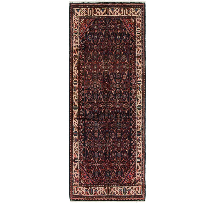 3' 6 x 9' 9 Hossainabad Persian Run...