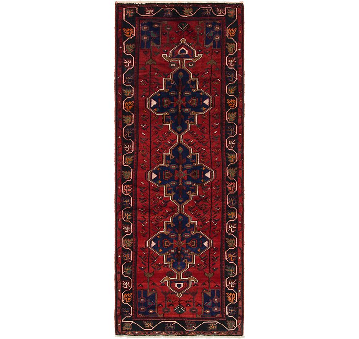 3' 7 x 9' 9 Khamseh Persian Runner ...