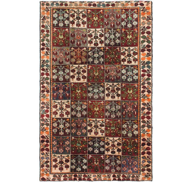 4' 10 x 7' 9 Hamedan Persian Rug