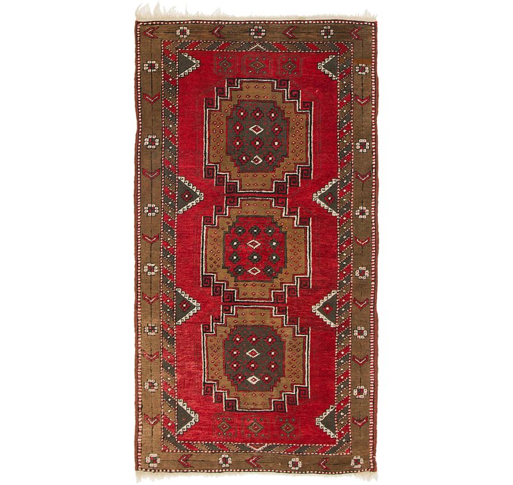 3' 3 x 6' 5 Kars Oriental Rug