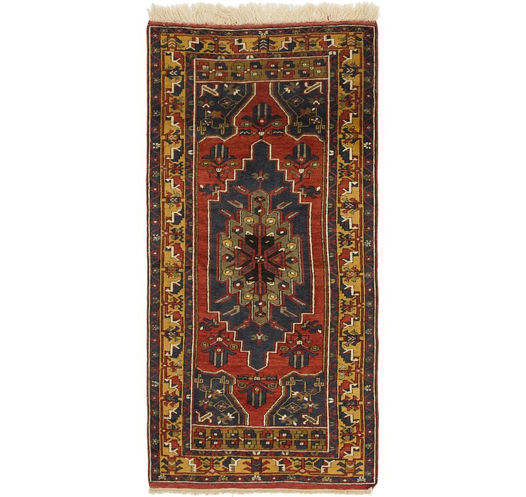 3' 6 x 7' 9 Kars Runner Rug