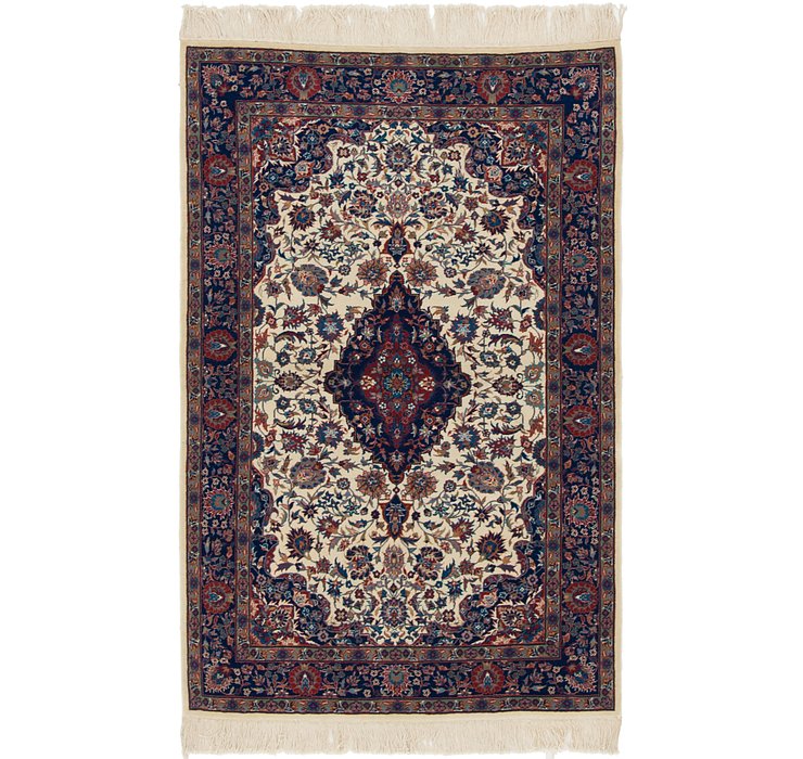 3' 7 x 5' 7 Isfahan Oriental Rug