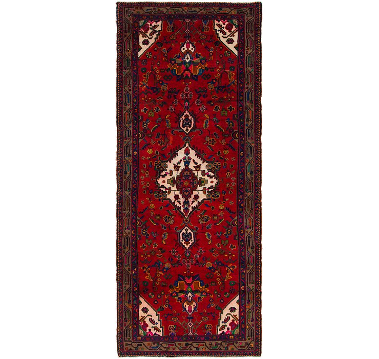 4' 4 x 11' 5 Hamedan Persian Runner ...