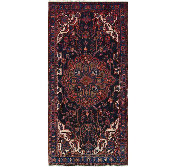 132cm x 275cm Hamedan Persian Runner ...