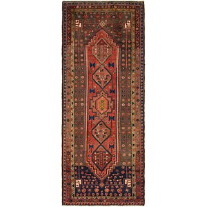 3' 8 x 9' 6 Hamedan Persian Runner ...