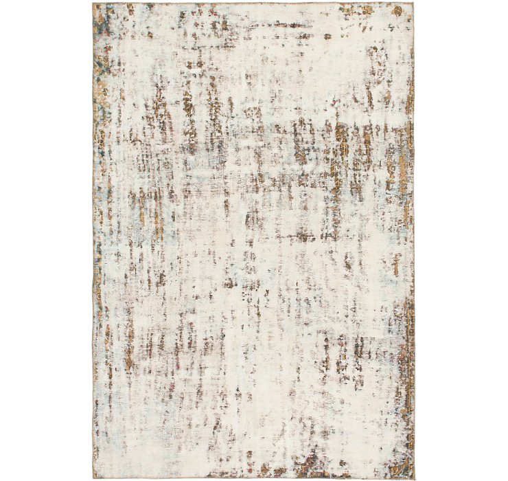 HandKnotted 6' 2 x 9' 2 Ultra Vintage Persian Rug