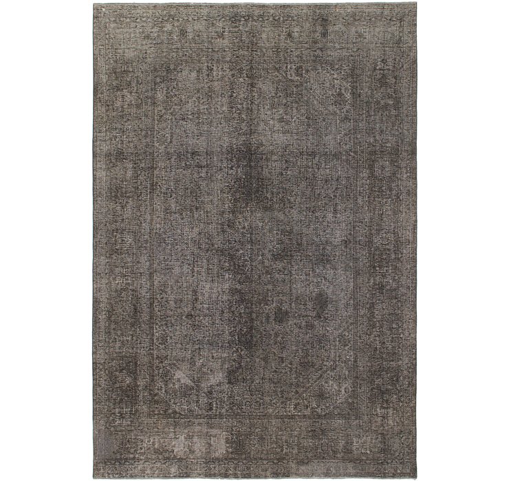 HandKnotted 6' 7 x 9' 7 Ultra Vintage Persian Rug