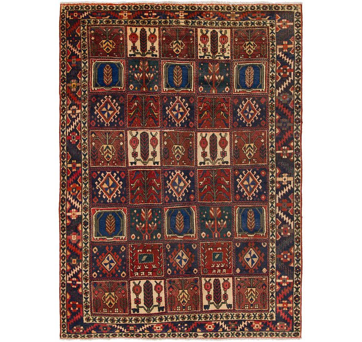 HandKnotted 6' 5 x 9' Bakhtiar Persian Rug