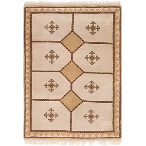Unique Loom 3' 7 x 5' Shiraz-Gabbeh Persian Rug