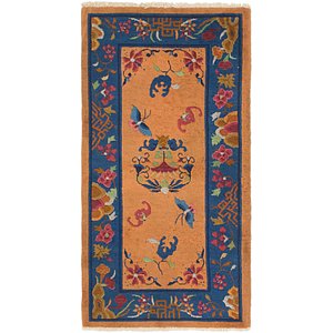 Unique Loom 2' 7 x 4' 10 Antique Finish Rug