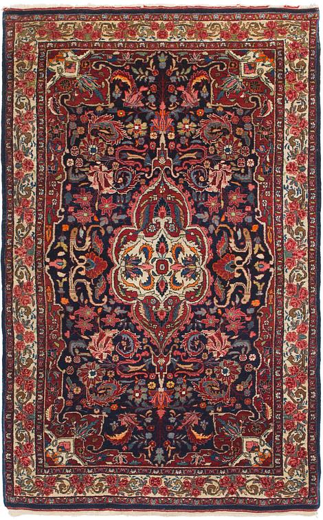 Navy Blue 3 9 X 6 Sarough Oriental Rug Rugs Main Image Of Rug
