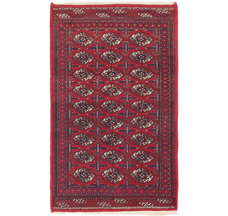 3' 2 x 5' 4 Bokhara Rug