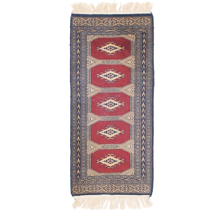 1' 8 x 4' 2 Bokhara Oriental Runner...