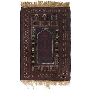 Unique Loom 3' x 4' 10 Balouch Persian Rug