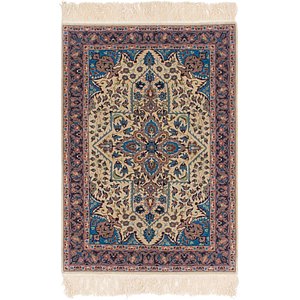 3' 2 x 4' 9 Isfahan Oriental Rug