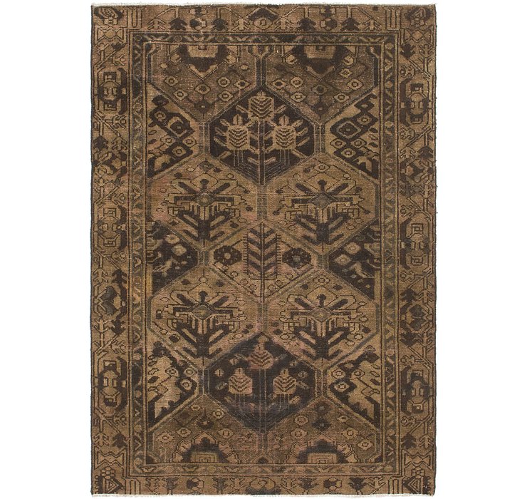 4' 5 x 6' 4 Hamedan Persian Rug