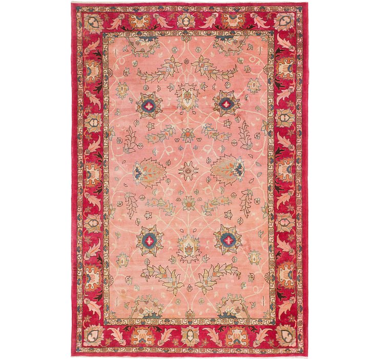 6' 7 x 10' Peshawar Ziegler Rug
