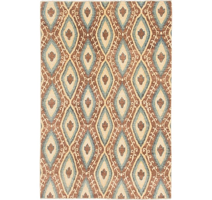 5' 8 x 8' 7 Ikat Rug