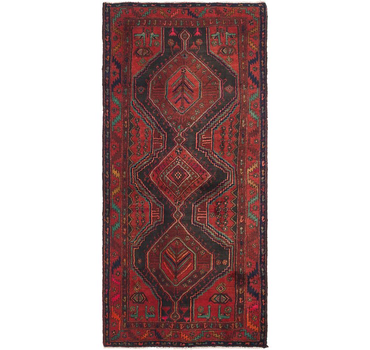 4' 7 x 10' Sarab Persian Runner Rug