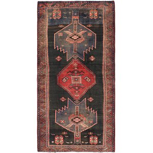 4' 10 x 10' Sirjan Persian Runner Rug
