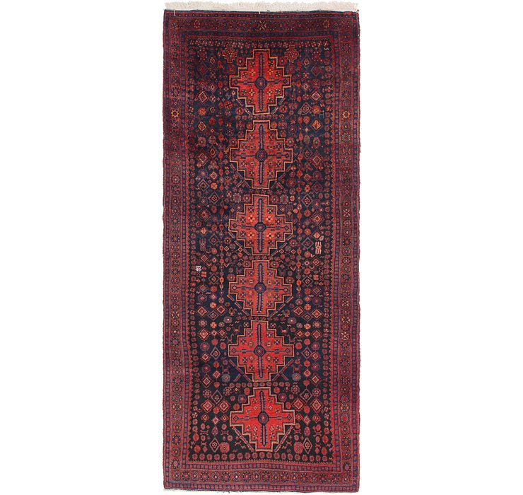 4' 2 x 10' 6 Senneh Persian Runner Rug