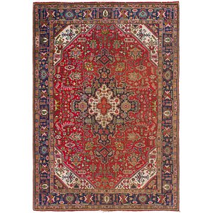 HandKnotted 6' 7 x 9' 7 Tabriz Persian Rug
