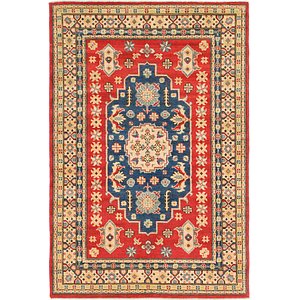 HandKnotted 4' x 6' Kazak Rug