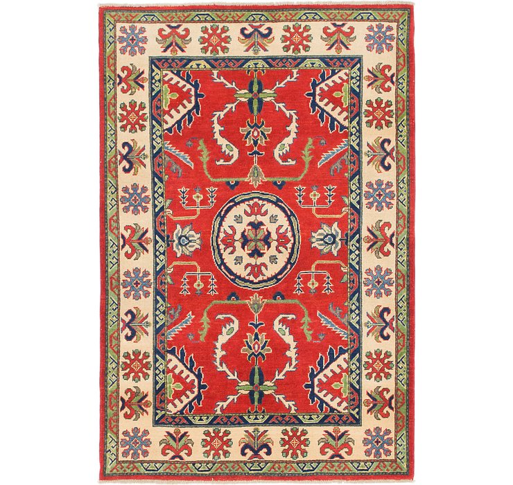 4' x 6' 2 Kazak Rug